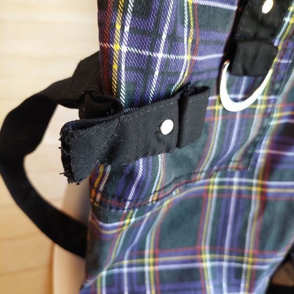 Purple plaid Tripp nyc royal bones skinny pants - Picture 8 of 10